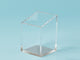 Acrylic and Silver Pencil Holder