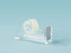 Acrylic and Silver Tape Dispenser