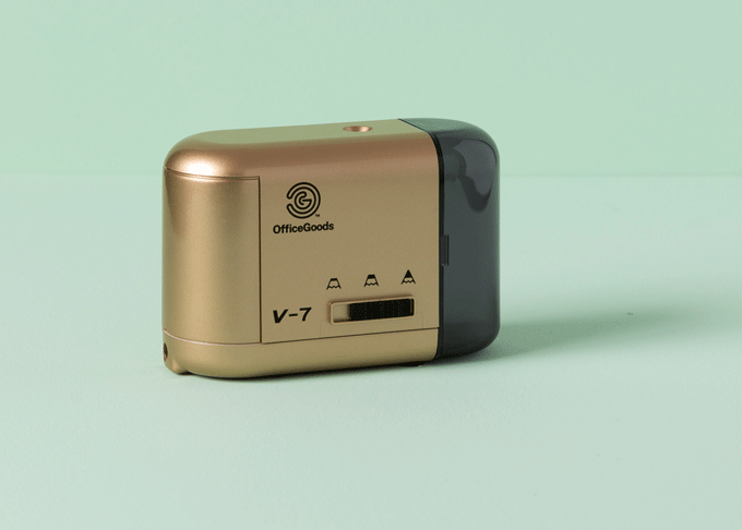 Electric Battery Operated Gold Pencil Sharpener